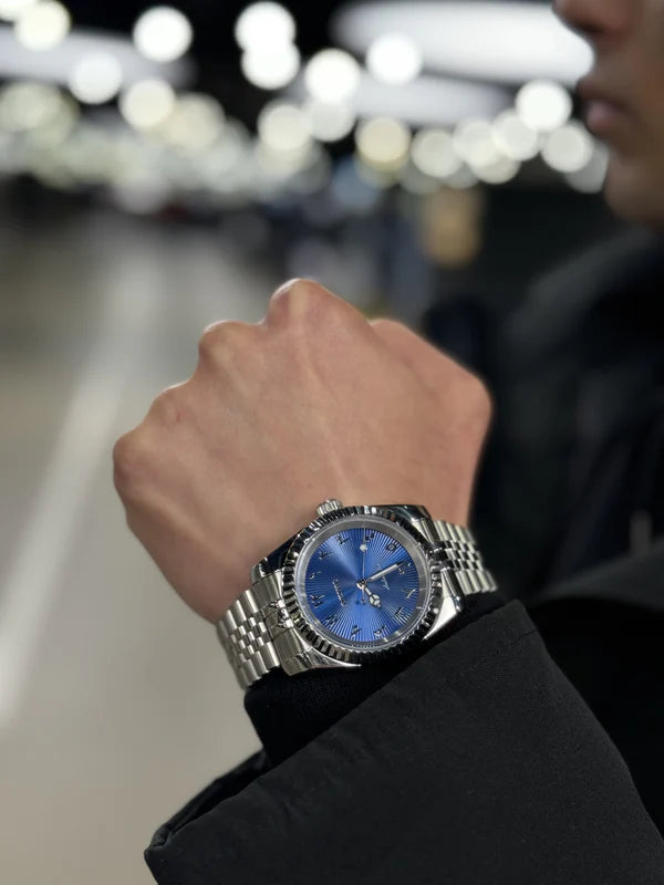 ⏳Time-limited Special⌛Galactic blue and purple Galaxy Dial watch with Sparkling Rhinestones